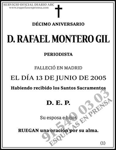 Rafael Montero Gil